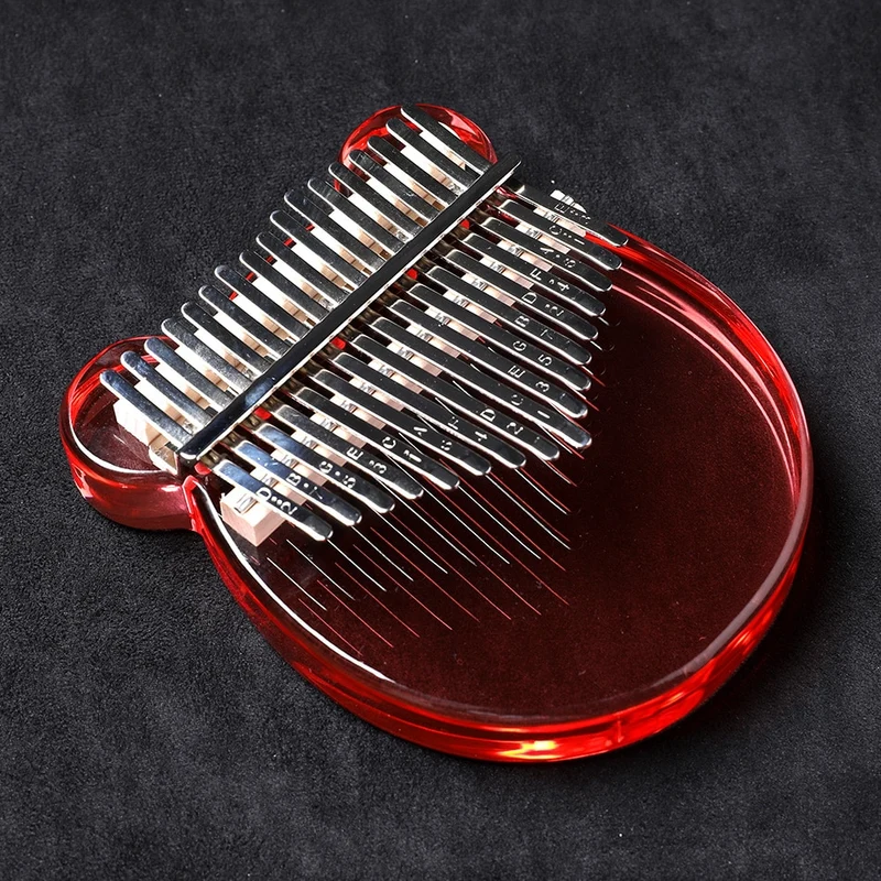 17 Key Multicolor Crystal Kalimba Acrylic Transparent Thumb Piano