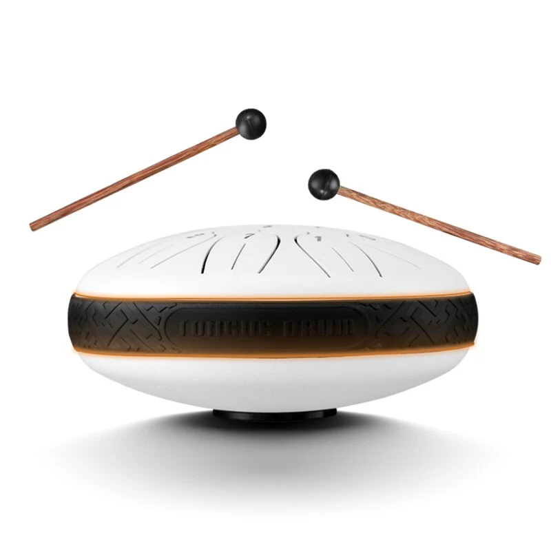 Hluru 6 Inch 11 Note Ultra Wide Range Steel Tongue Drum Tank Drum