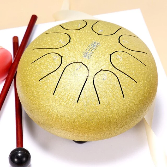 Hluru 8 notes 6 inch Lotus Steel tongue drum