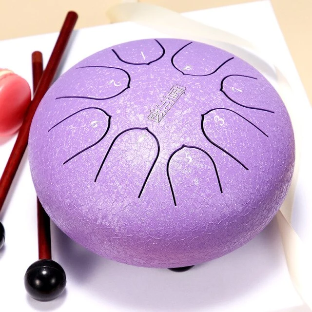 Hluru 8 notes 6 inch Lotus Steel tongue drum