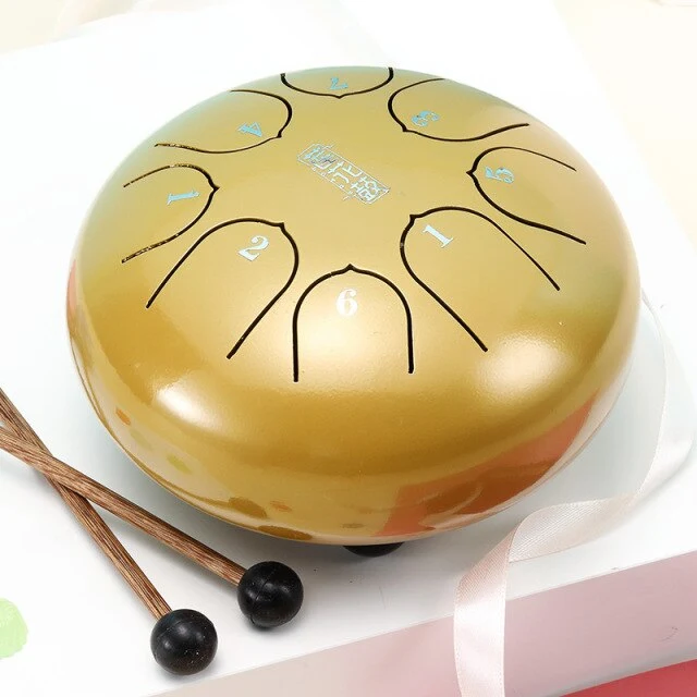 Hluru 8 notes 6 inch Lotus Steel tongue drum