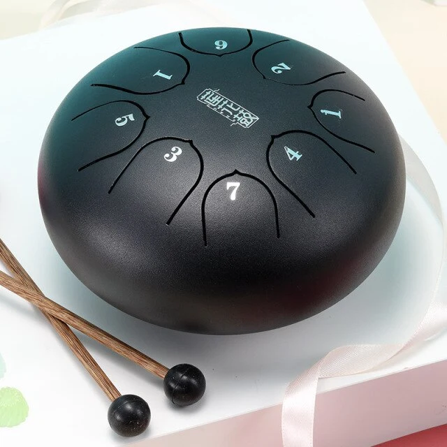 Hluru 8 notes 6 inch Lotus Steel tongue drum