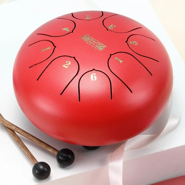Hluru 8 notes 6 inch Lotus Steel tongue drum