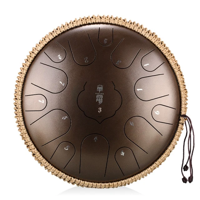 Hluru Huashu 15 notes Square Shape Key Tone 14 inches D key tongue drum