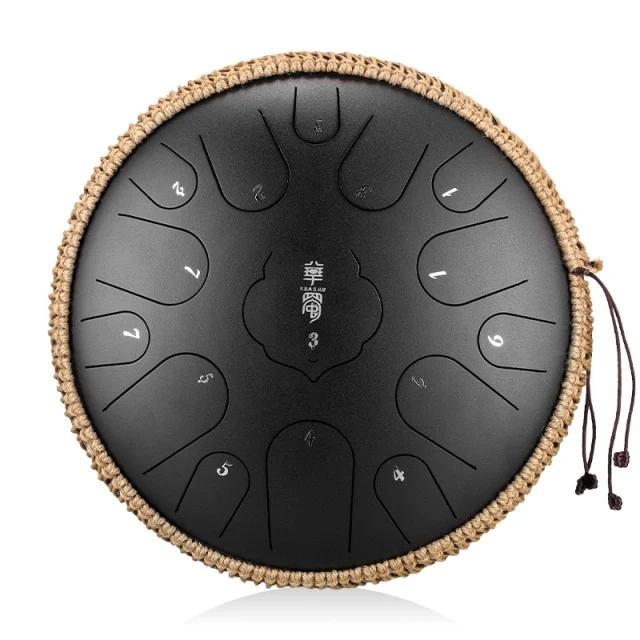Hluru Huashu 15 notes Square Shape Key Tone 14 inches D key tongue drum