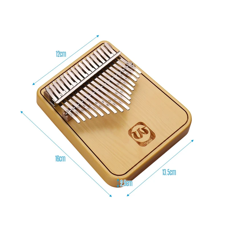 Walter 17-key Kalimba Spruce Wood with Stand WK-17PD