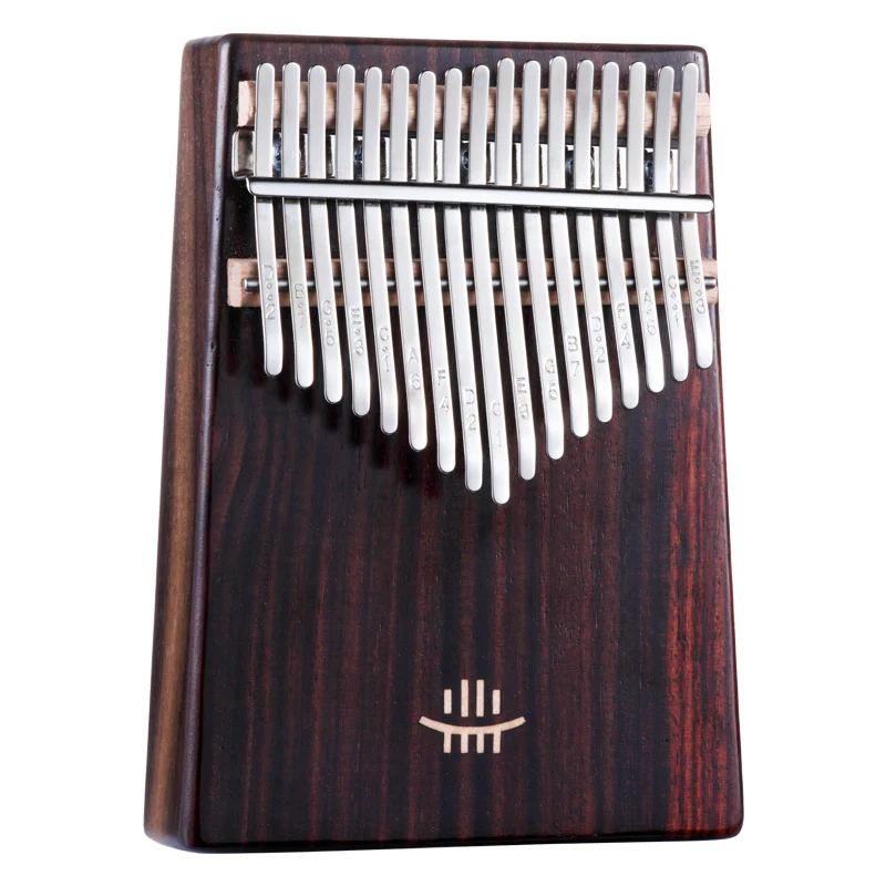 Hluru Hollow Kalimba Bottom Hole 17/21 Key Thumb Piano Maple/Acacia/Walnut/Rosewood