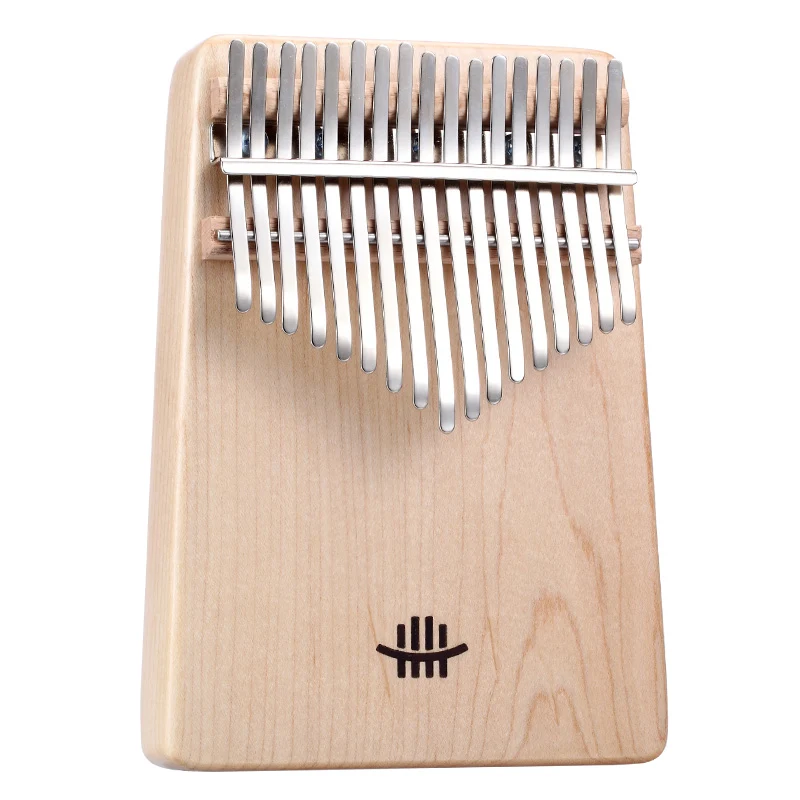 Hluru Hollow Kalimba Bottom Hole 17/21 Key Thumb Piano Maple/Acacia/Walnut/Rosewood
