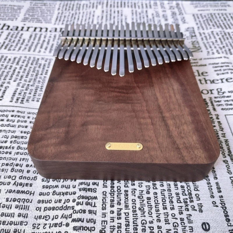 LingTing 21 Key Black Walnut Kalimba Mbira calimba