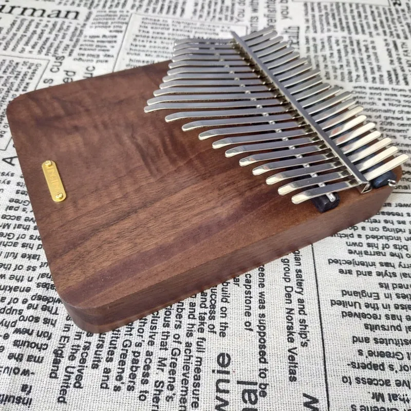 LingTing 21 Key Black Walnut Kalimba Mbira calimba