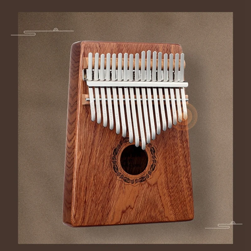 Hluru 17 Key Hollow Dalbergia Wood Kalimba Thumb Piano