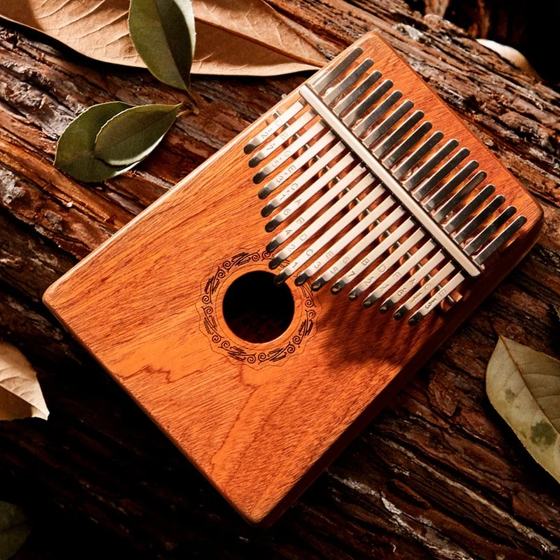 Hluru 17 Key Hollow Dalbergia Wood Kalimba Thumb Piano