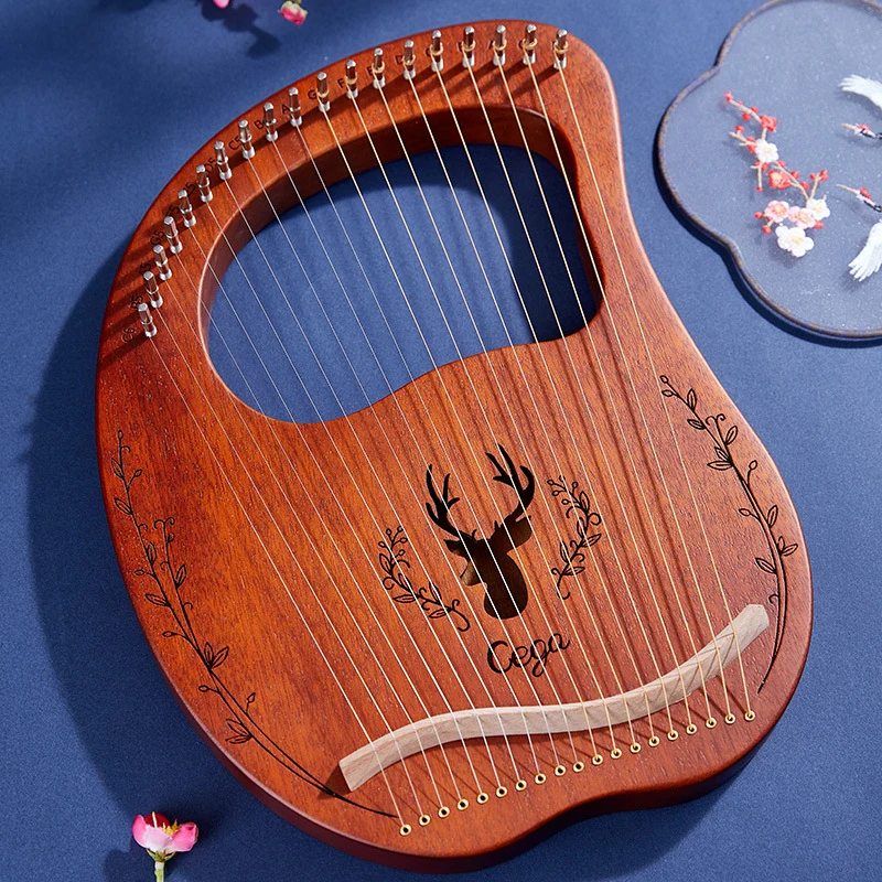 Cega 19-String 16-String Deer Lyre Harp Resonance Box Instrument