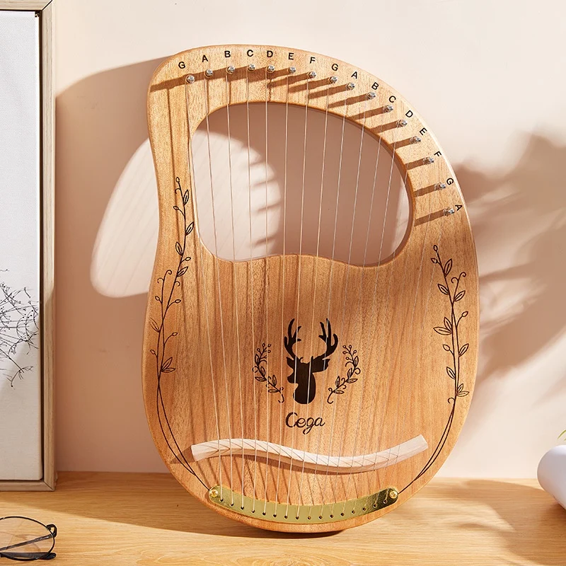 Cega 19-String 16-String Deer Lyre Harp Resonance Box Instrument