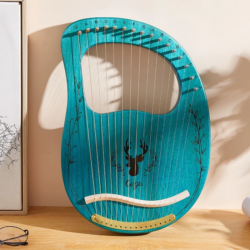 Cega 19-String 16-String Deer Lyre Harp Resonance Box Instrument