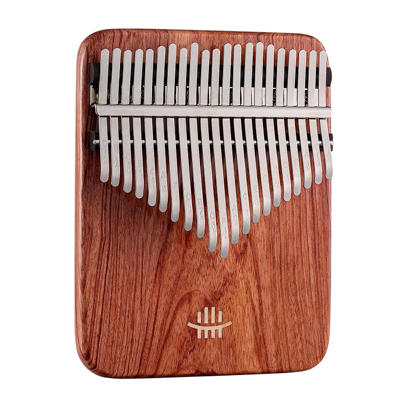 Hluru Zambian RoseWood Kalimba Flat Solid Board 21 and 17 Keys Finger Thumb Piano