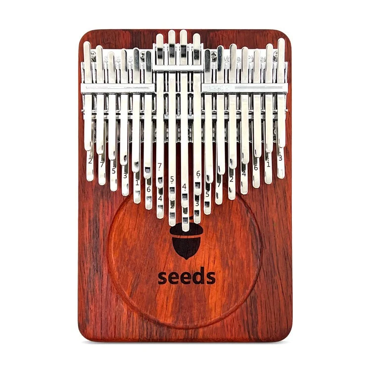 Seeds Kalimba Chromatic 34| 24 | 21 Key Double Layer Treble Thumb Finger Piano
