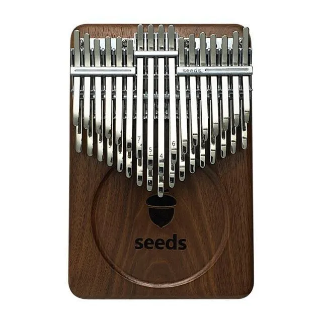 Seeds Kalimba Chromatic 34| 24 | 21 Key Double Layer Treble Thumb Finger Piano