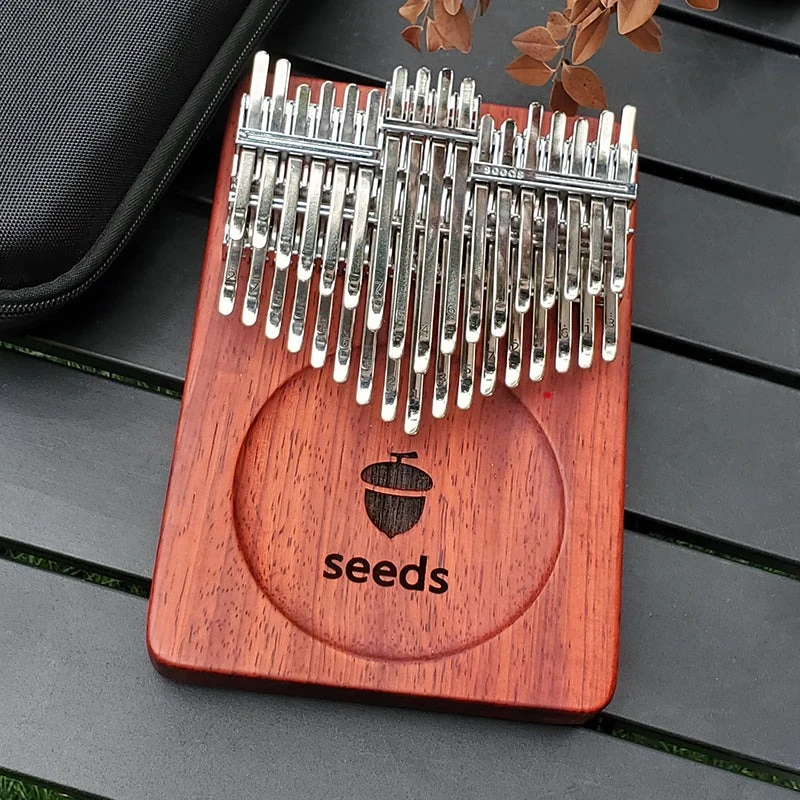 Seeds Kalimba Chromatic 34| 24 | 21 Key Double Layer Treble Thumb Finger Piano
