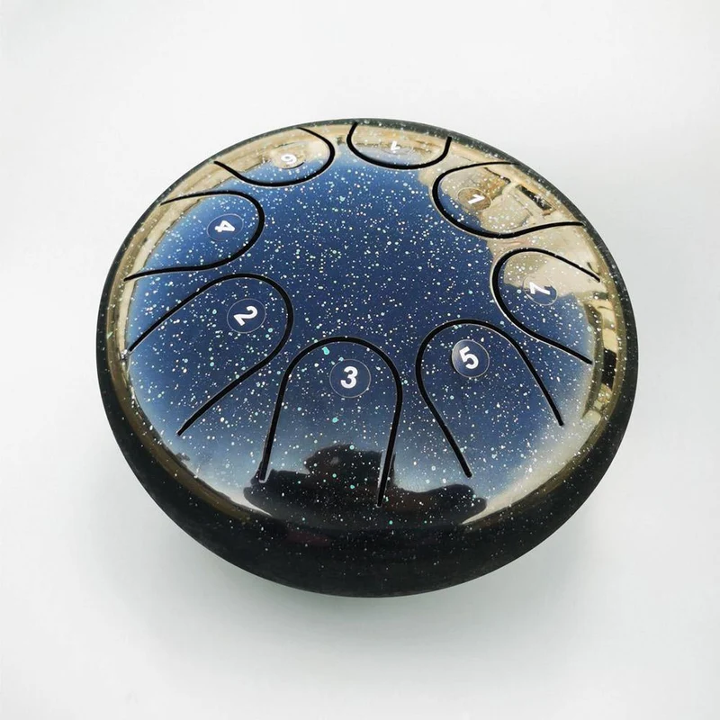 Starry Tank drum 6inches 8notes AS TEMAN steel tongue drum