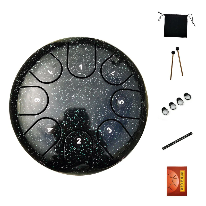 Starry Tank drum 6inches 8notes AS TEMAN steel tongue drum