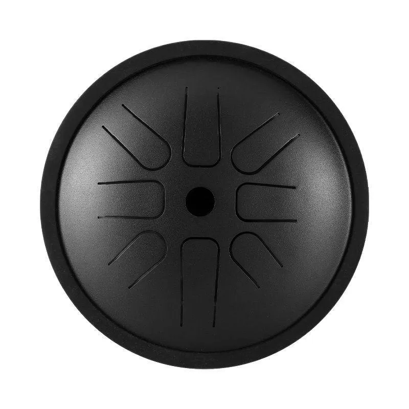 Hluru Companion Treble Drum 6 inch 8 Notes C/D Tone Steel Tongue Drum Partner Drum