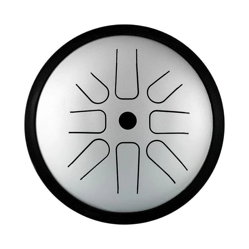 Hluru Companion Treble Drum 6 inch 8 Notes C/D Tone Steel Tongue Drum Partner Drum