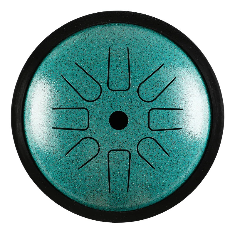Hluru Companion Treble Drum 6 inch 8 Notes C/D Tone Steel Tongue Drum Partner Drum