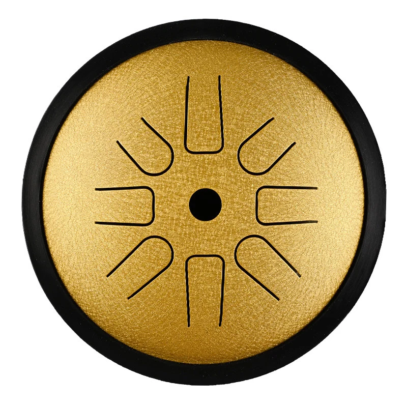 Hluru Companion Treble Drum 6 inch 8 Notes C/D Tone Steel Tongue Drum Partner Drum