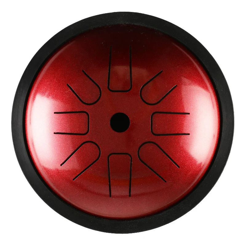 Hluru Companion Treble Drum 6 inch 8 Notes C/D Tone Steel Tongue Drum Partner Drum