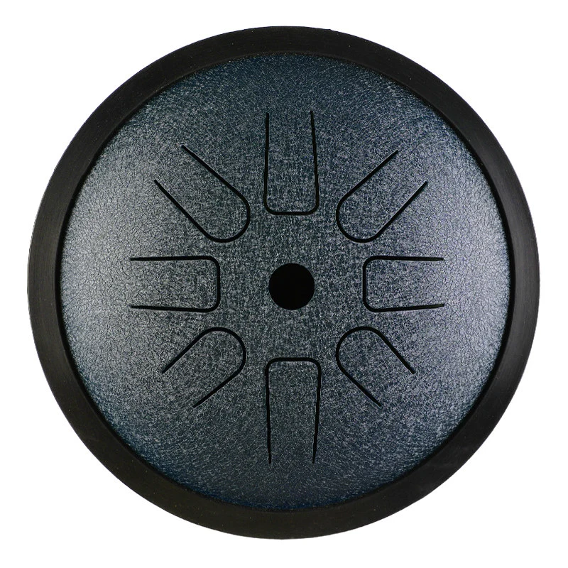 Hluru Companion Treble Drum 6 inch 8 Notes C/D Tone Steel Tongue Drum Partner Drum