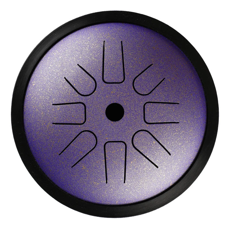 Hluru Companion Treble Drum 6 inch 8 Notes C/D Tone Steel Tongue Drum Partner Drum
