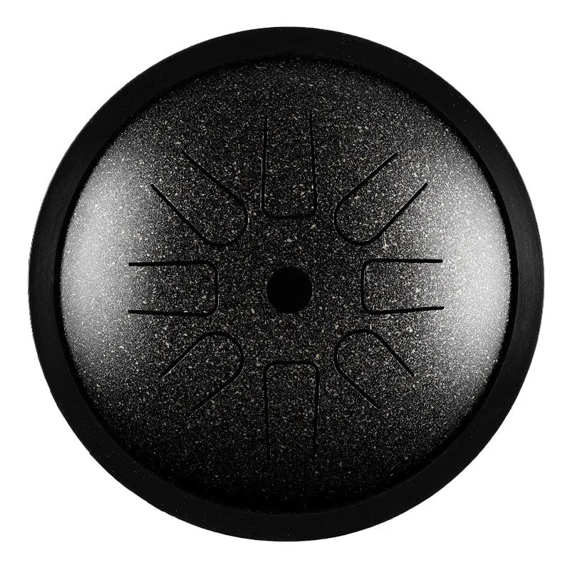Hluru Companion Treble Drum 6 inch 8 Notes C/D Tone Steel Tongue Drum Partner Drum