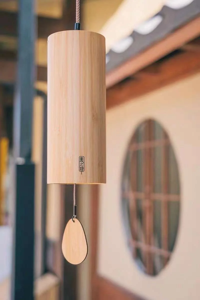 Bamboo Chord Wind Chimes for Relaxation Tuned Chimes (not available for Europe)