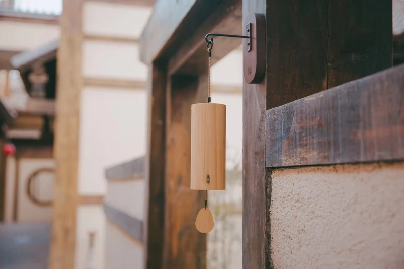 Bamboo Chord Wind Chimes for Relaxation Tuned Chimes (not available for Europe)