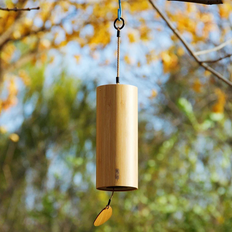 Bamboo Chord Wind Chimes for Relaxation Tuned Chimes (not available for Europe)
