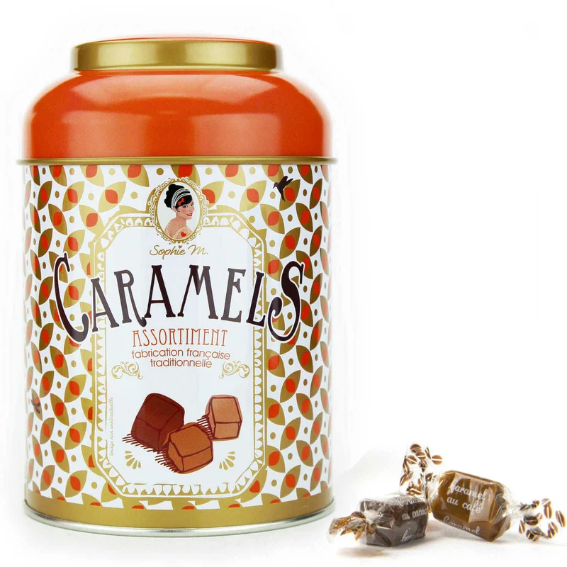 Assortiment gourmand de caramels