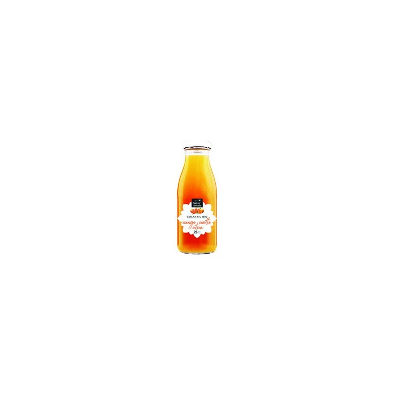 Cocktail orange citron carotte, 25CL