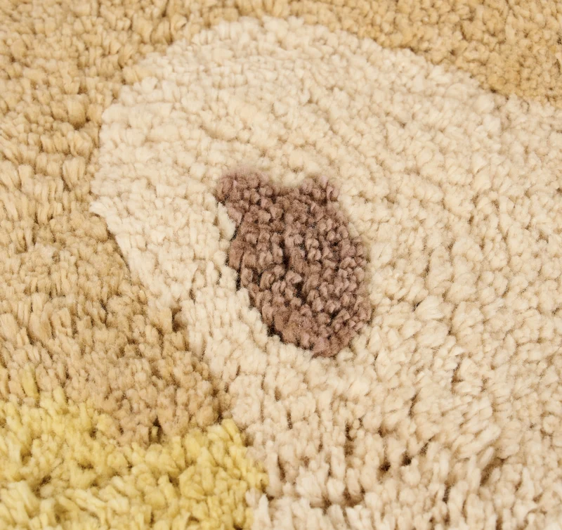 Tapis enfant lion – 117 x 110 cm en coton biologique