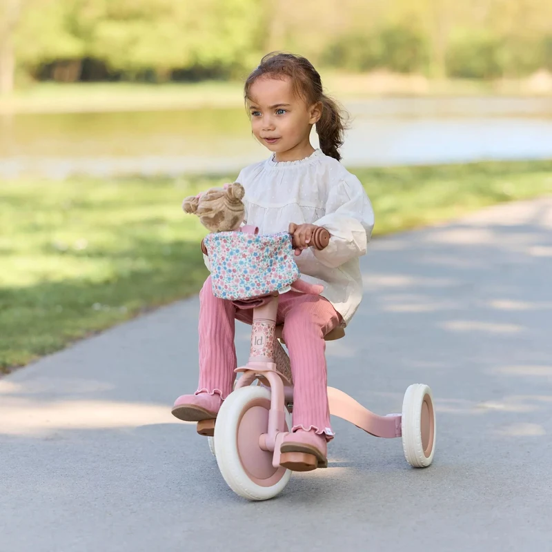 Siège de vélo pour poupée – Motif floral