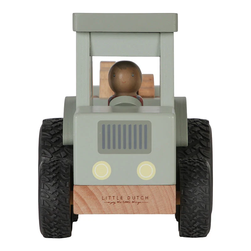 Tracteur avec remorque en bois FSC – Little Farm
