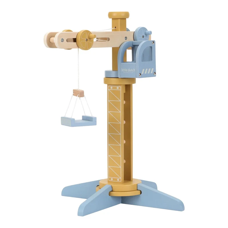 Set grue et chantier de construction en bois FSC