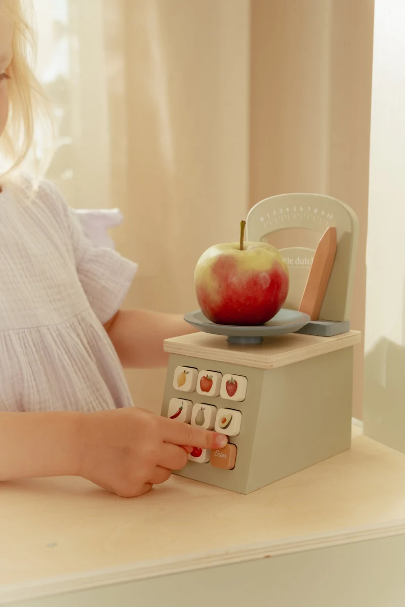 Balance en bois FSC – Jeu d’imitation cuisine