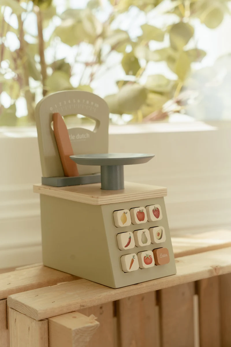 Balance en bois FSC – Jeu d’imitation cuisine
