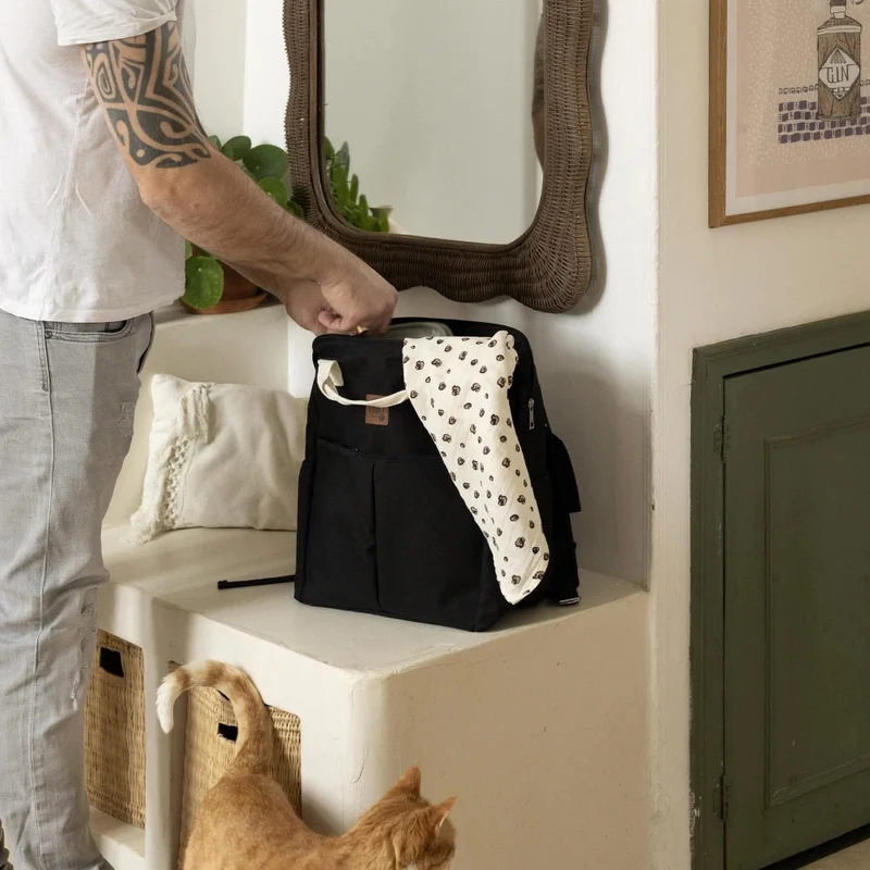 Lot de 3 langes bébé en mousseline – Léopard & beige – 70 × 70 cm