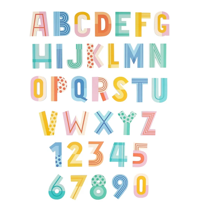 Lettres de bain en mousse – Fun – 36 pièces
