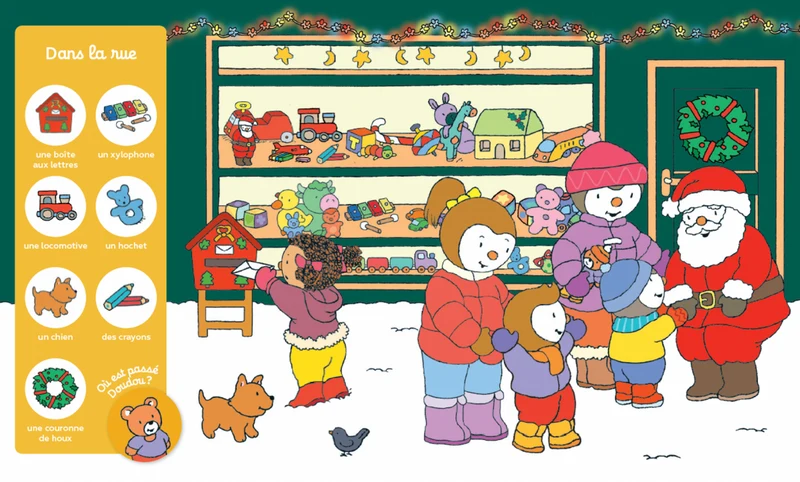T’choupi Cherche et Trouve Noël – Dès 2 ans - Livre