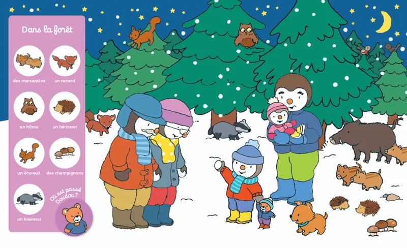 T’choupi Cherche et Trouve Noël – Dès 2 ans - Livre