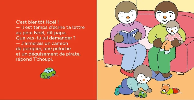 T’choupi écrit au Père Noël – Dès 2 ans - Livre