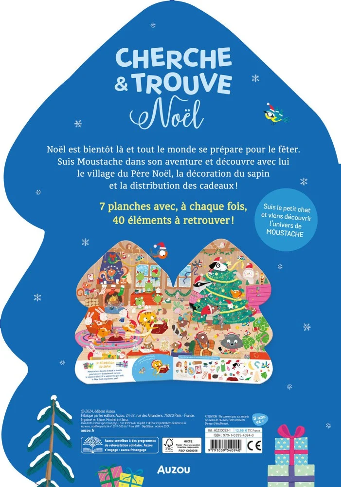 Cherche et Trouve Noël – Dès 3 ans - Livre